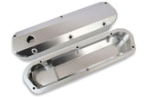 Mr. Gasket fabricated aluminum valve covers silver Ford black 6843G