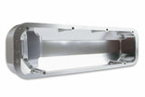 Mr. Gasket fabricated aluminum valve covers silver finish black 6860G