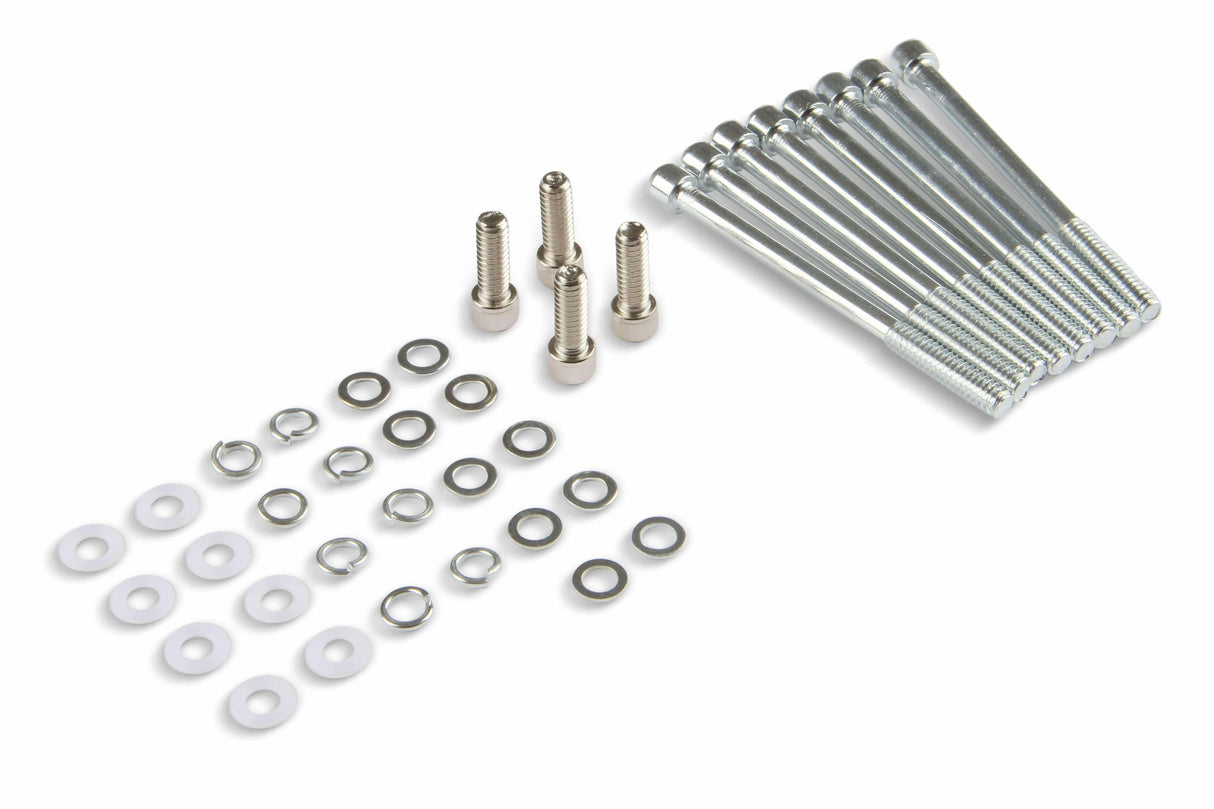 Mr. Gasket fabricated aluminum valve covers silver finish Ford black 6864G