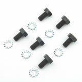 Mr. Gasket flexplate bolts 7/16 20 x 13/16 inch 6711MRG black steel 2493