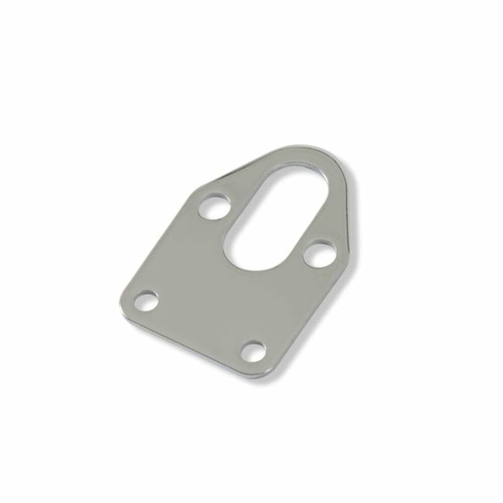 Mr. Gasket fuel pump mounting plate chrome Chevy 1514