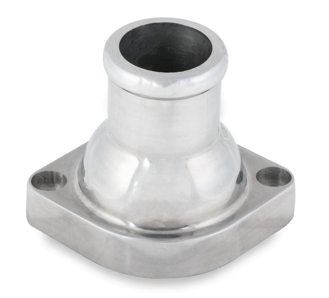 Mr. Gasket GM LS water neck straight polished finish 2671NA LS engine Chevy black aluminum 2493