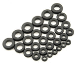 Mr. Gasket grommet assortment rubber package of 30 black 3706