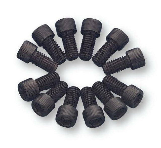 Mr. Gasket header bolt set allen head 3/8 16 x 3/4 inch Chevy black steel 916