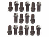 Mr. Gasket header bolts 3/8 16 x 3/4 inch hex head set of 16 black steel 919G