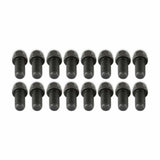 Mr. Gasket header bolts 3/8 16 x 3/4 inch hex head set of 16 black steel 919G