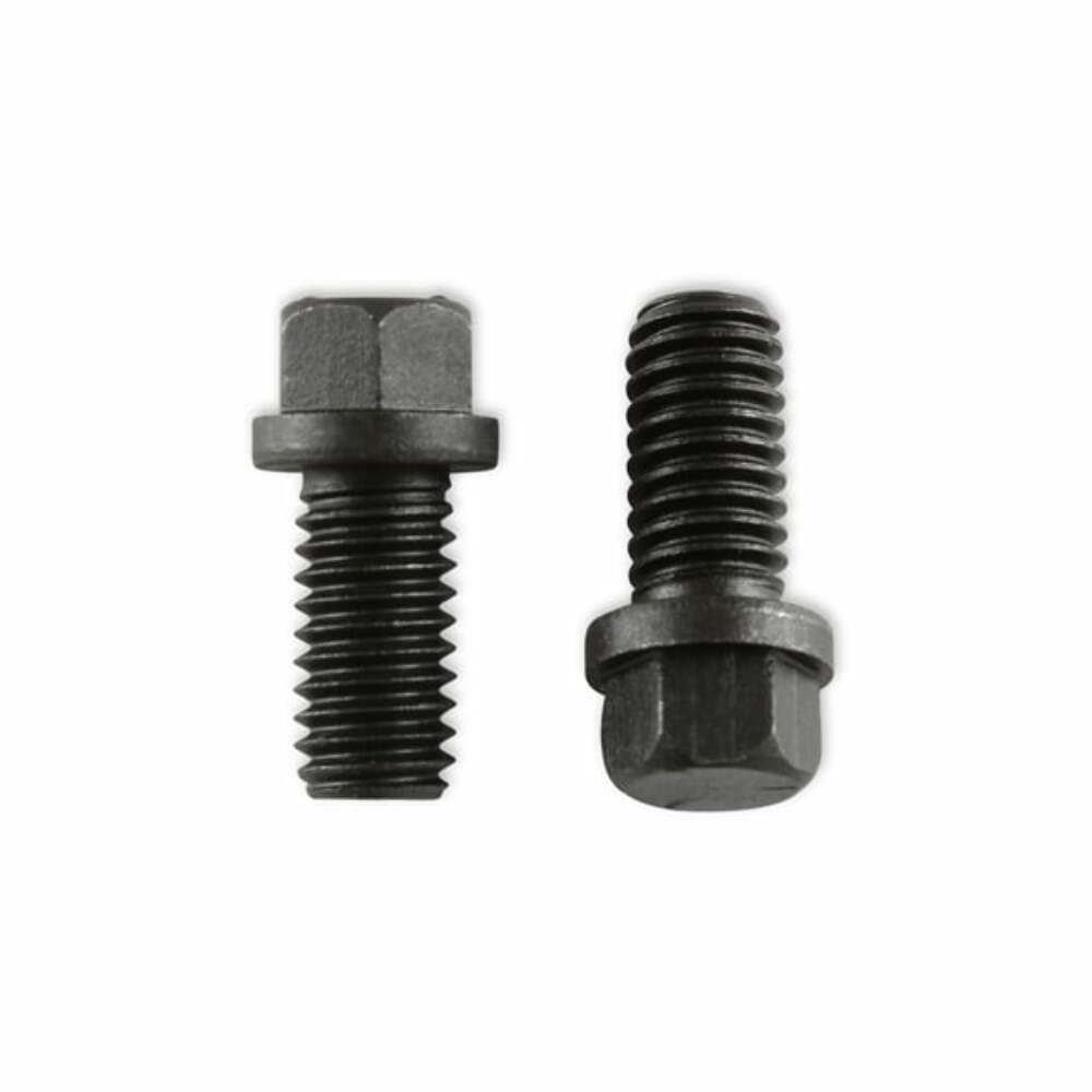 Mr. Gasket header bolts 3/8 16 x 3/4 inch hex head set of 16 black steel 919G