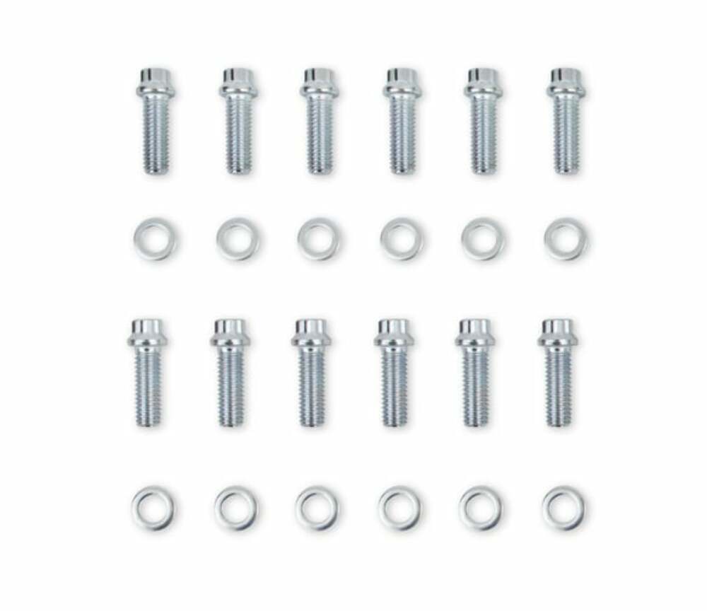 Mr. Gasket intake manifold bolt set Chevy zinc 6091