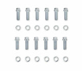 Mr. Gasket intake manifold bolt set Chevy zinc 6091