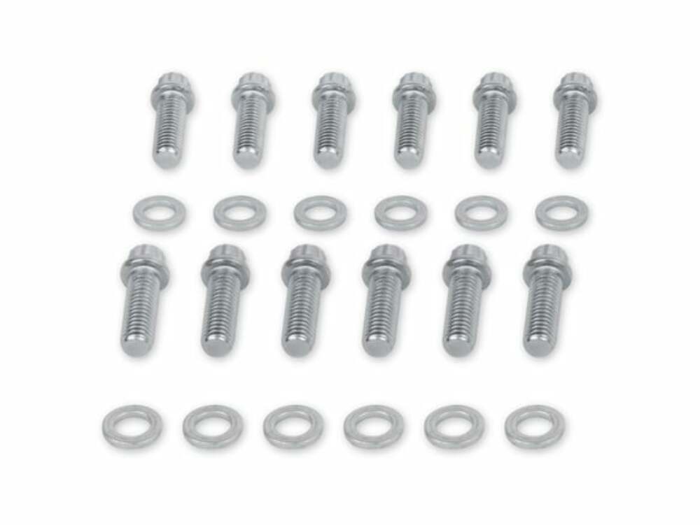 Mr. Gasket intake manifold bolt set Chevy zinc 6091