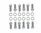 Mr. Gasket intake manifold bolt set chrome 12 point Chevy 5003