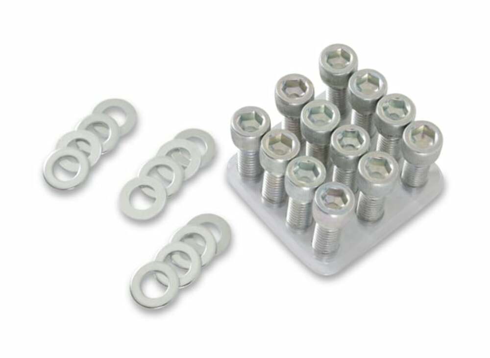 Mr. Gasket intake manifold bolt set socket head Chevy zinc aluminum steel 956G