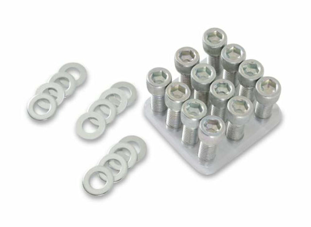 Mr. Gasket intake manifold bolt set socket head Chevy zinc aluminum steel 956G