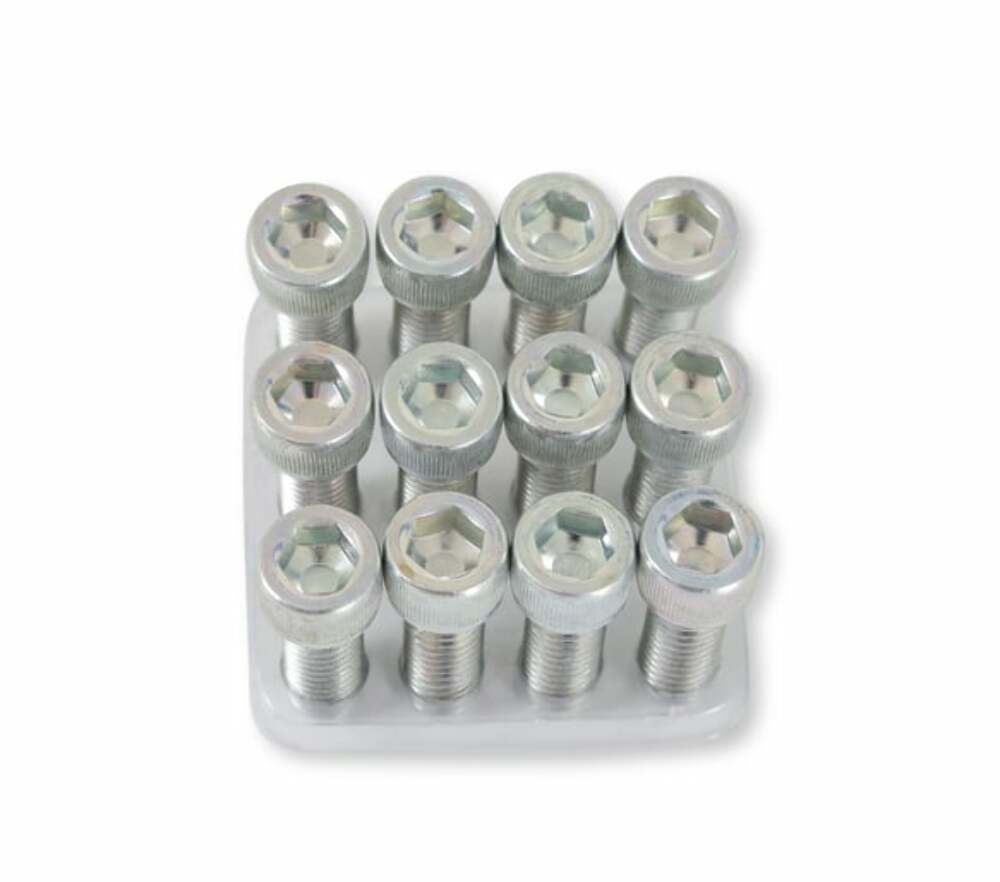 Mr. Gasket intake manifold bolt set socket head Chevy zinc aluminum steel 956G