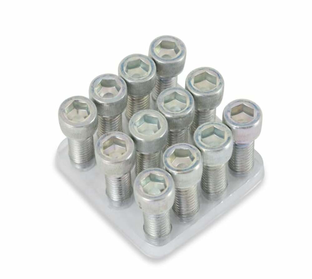 Mr. Gasket intake manifold bolt set socket head Chevy zinc aluminum steel 956G