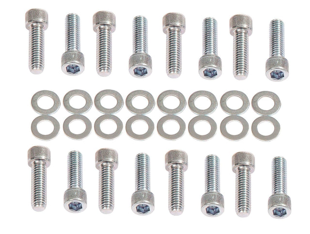 Mr. Gasket intake manifold bolt set socket head Chevy zinc aluminum steel 957G