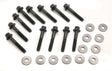 Mr. Gasket intake manifold bolt set super flanged head 6082MRG Ford black aluminum steel 2493