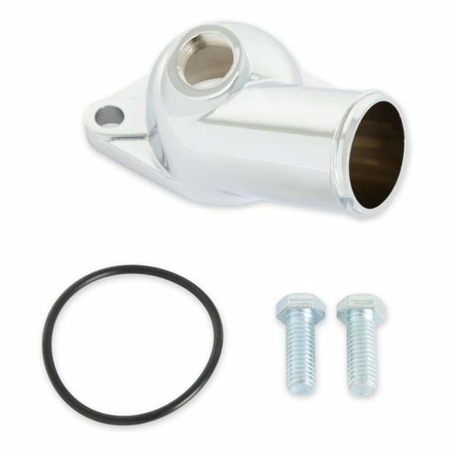 Mr. Gasket O ring style chrome water neck Chevy polished 2557