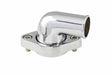 Mr. Gasket O ring style chrome water neck 90 degree Chevy polished aluminum 9142G
