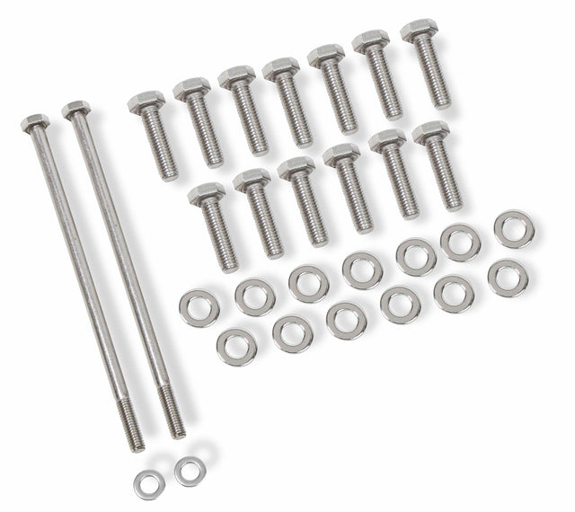 t Mr. Gasket Oil Pan Bolt Set - Polished Stainless Steel - 60851G Mr. Gasket