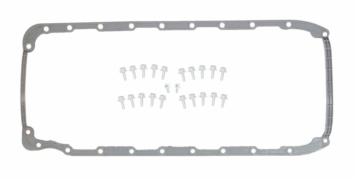 Mr. Gasket oil pan gasket molded rubber Chevy steel 6663G