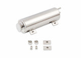 Mr. Gasket overflow tank 3 inch diameter 10 inch height polished stainless steel 9133
