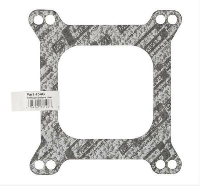 Mr. Gasket performance carburetor base gasket open center bulk w/ UPC 54G 2493