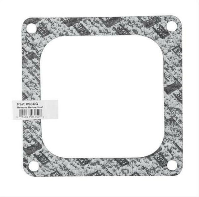 Mr. Gasket performance carburetor base gasket open center bulk w/ UPC 58CG 2493