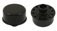 Mr. Gasket push on breather flat black 9810BP Chevy 22 inch diameter chrome 2493
