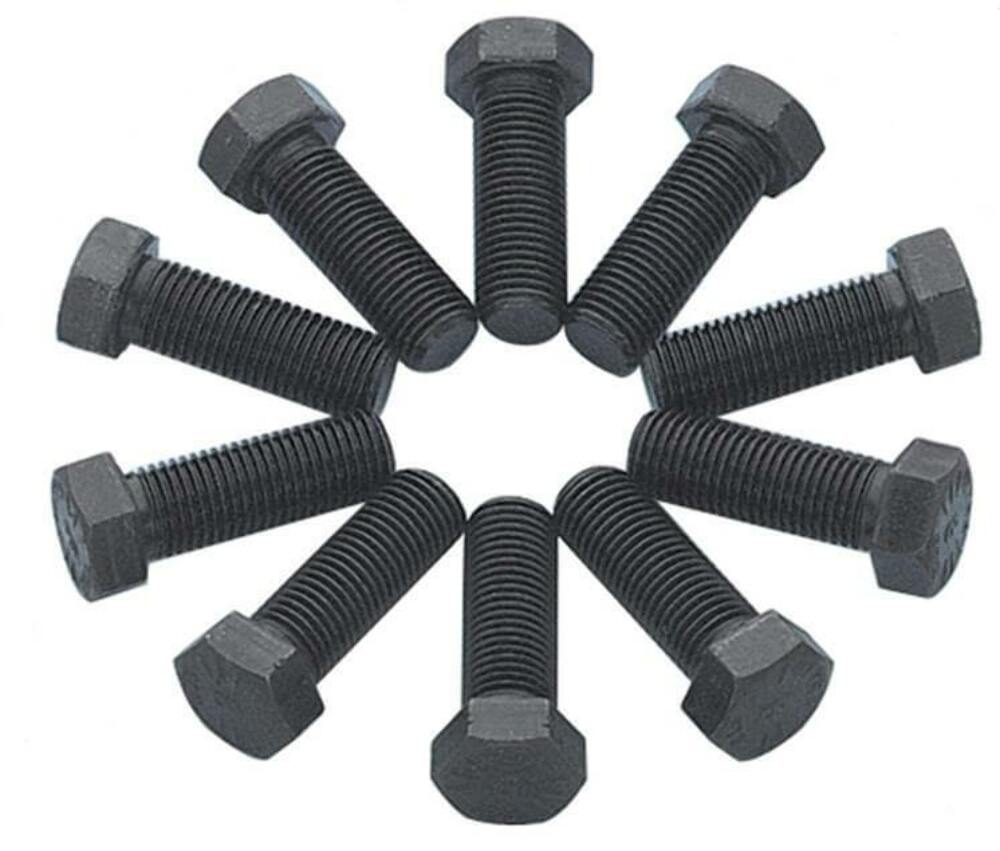 Mr. Gasket ring gear bolts black steel 908