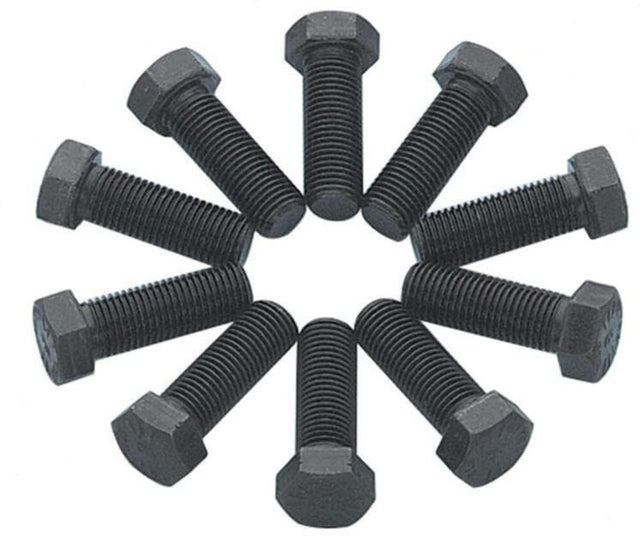 Mr. Gasket ring gear bolts black steel 908