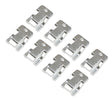 Mr. Gasket rocker arm clips oil deflecting zinc steel 1015