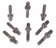 Mr. Gasket rocker arm studs competition 3/8 inch Chevy black steel 1075