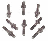 Mr. Gasket rocker arm studs competition 3/8 inch Chevy black steel 1075