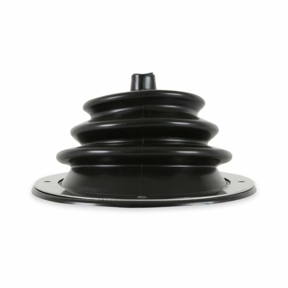 Mr. Gasket shifter boot chrome black 1651