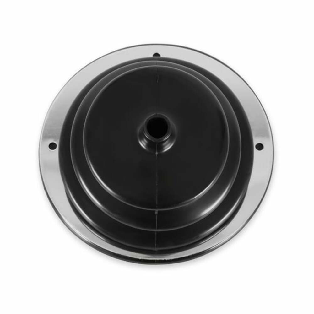 Mr. Gasket shifter boot chrome black 1651