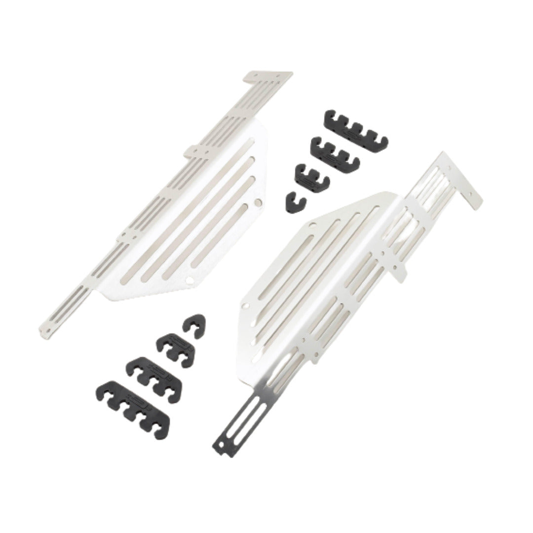 Mr. Gasket spark plug wire divider bracket SBC Chevy aluminum 6042