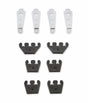 t Mr Gasket Spark Plug Wire Holder 6015; Chrome w/ Black Separator for 8mm Wires Mr. Gasket