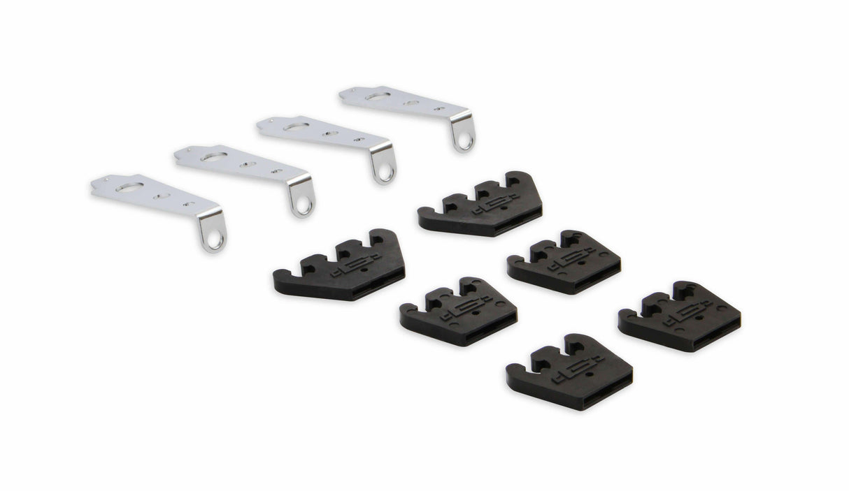 t Mr Gasket Spark Plug Wire Holder 6015; Chrome w/ Black Separator for 8mm Wires Mr. Gasket