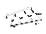 Mr. Gasket spark plug wire loom kit 7 8.5 mm chrome black steel 9870