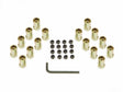 Mr. Gasket sure lock rocker arm nuts Ford Chevy black zinc steel 920G