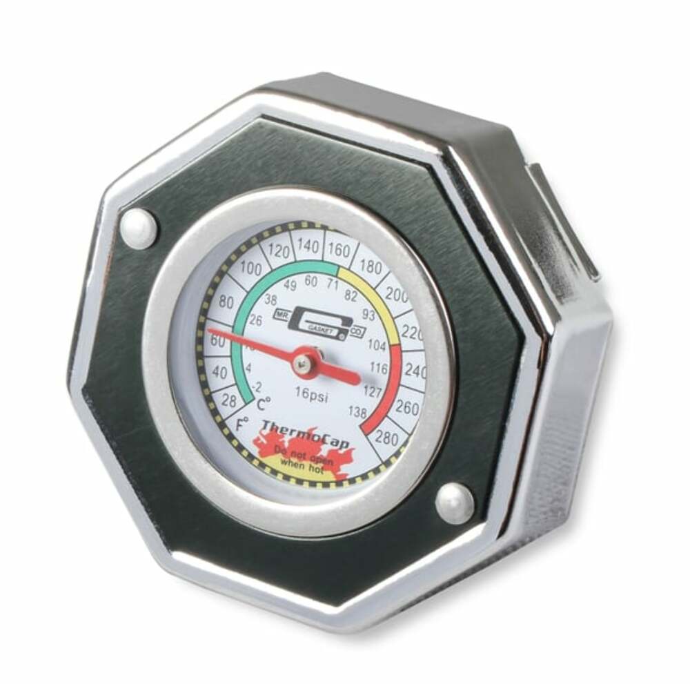 Mr. Gasket thermocap 16 PSI black 2476BK Ford Chevy 2493