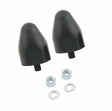 Mr. Gasket traction bar snubbers black rubber 1608