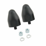 Mr. Gasket traction bar snubbers black rubber 1608