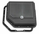 Mr. Gasket transmission oil pan black aluminum 9795BMRG Chevy steel 2493