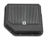 Mr. Gasket transmission oil pan black aluminum 9795BMRG Chevy steel 2493