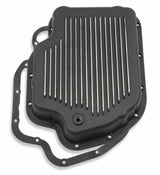 Mr. Gasket transmission oil pan black aluminum 9796BMRG Chevy steel 2493