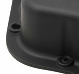 Mr. Gasket transmission oil pan black aluminum 9796BMRG Chevy steel 2493