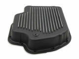Mr. Gasket transmission oil pan black aluminum 9796BMRG Chevy steel 2493