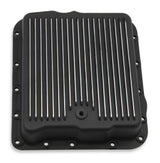 Mr. Gasket transmission oil pan black aluminum 9797BMRG LS engine Chevy steel 2493